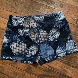 Pineapple Workout Shorts